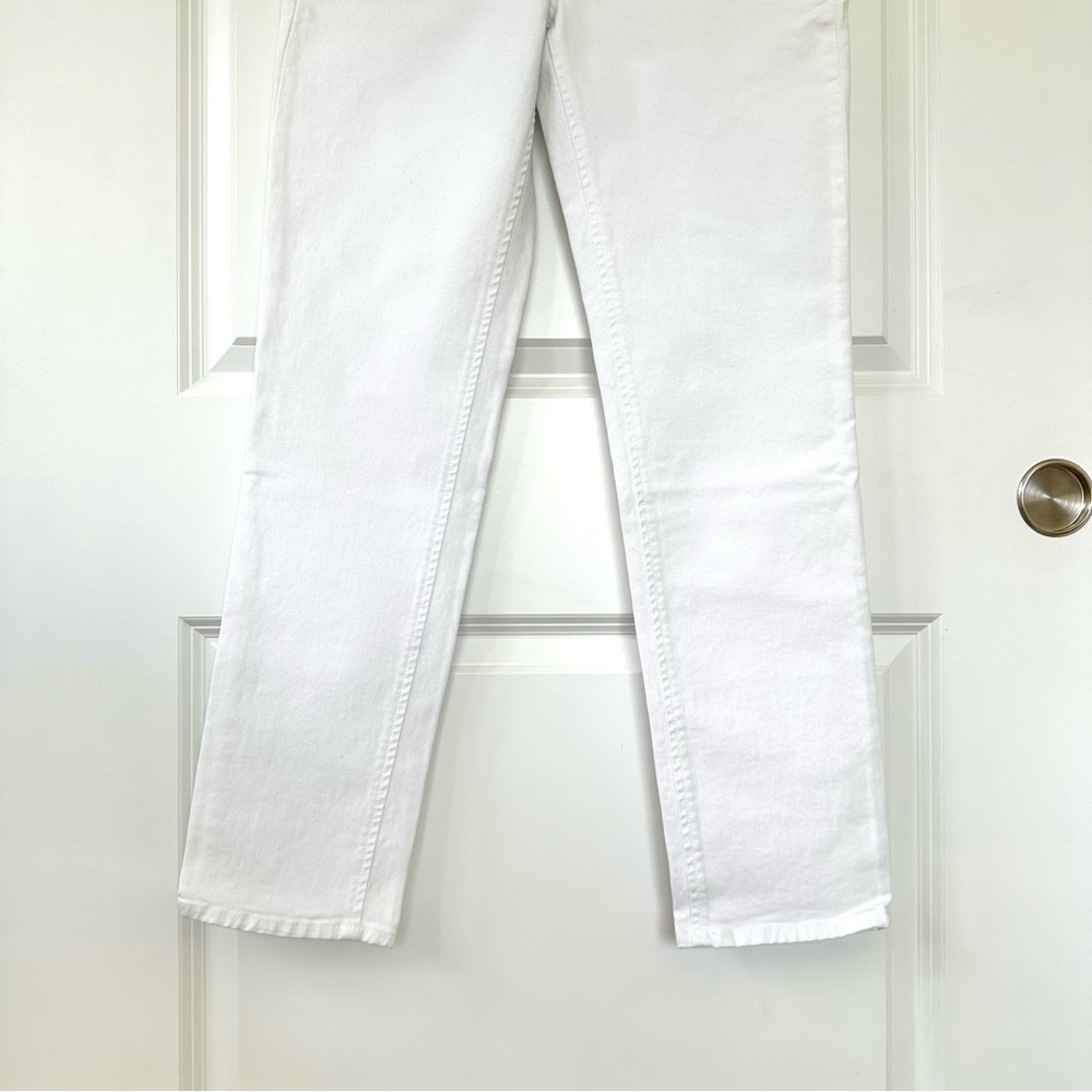Rag & Bone Straight High Rise White Jeans NWOT - Picture 7 of 16